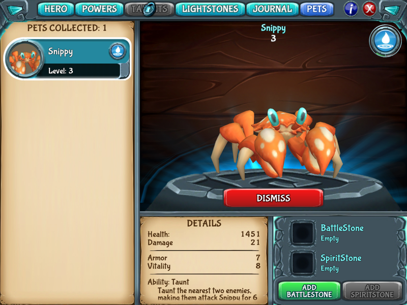 Pet crab? Winner.